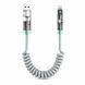 Кабель для заряджання 4 в 1 26X-208, USB-A/Type-C &mdash; Lightning/Type-C, 240 Вт, спіральний, 2 м (509/5095) 11k06p507v1 фото 3