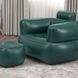 Надувне крісло з пуфиком для ніг Bestway Comfi Cube Lounger 75137 107&times;99&times;80 см Зелени 02k10p510v2 фото 6