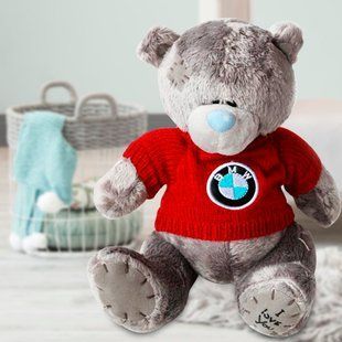 Плюшевая мягкая игрушка мишка BMW (740) 03k01p024v2 фото