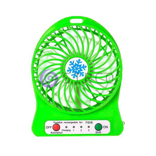 Міні-вентилятор Portable Fan Mini Зелений 01k07p015v2 фото