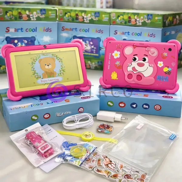 Детский планшет Smart Cool Kids C12 для детей 8 ГБ ОЗУ / 256 ГБ ПЗУ Android дисплей 7 дюймов Розовый (509/4262) 03k12p371v2 фото