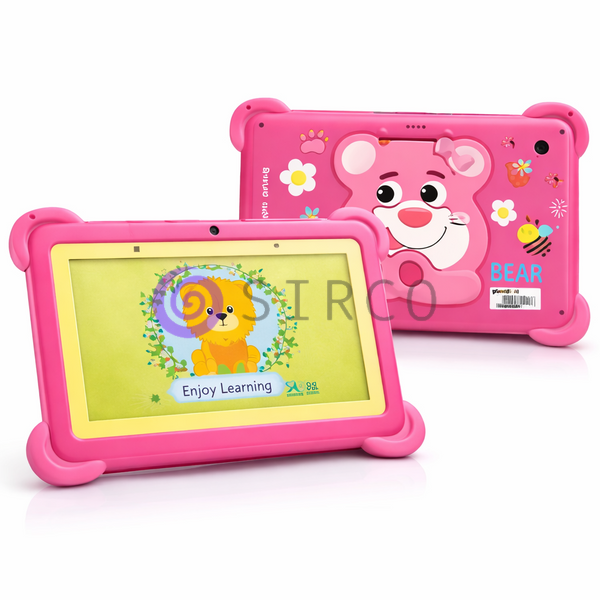 Детский планшет Smart Cool Kids C12 для детей 8 ГБ ОЗУ / 256 ГБ ПЗУ Android дисплей 7 дюймов Розовый (509/4262) 03k12p371v2 фото