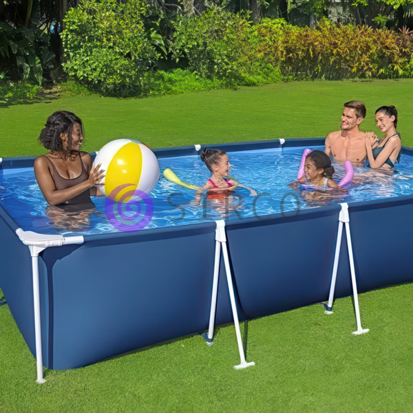 Каркасний прямокутний басейн, сталевий каркас Bestway 56405 Steel Pro 400&times;211&times;81 см, 5700 л 02k12p343v1 фото