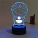 3Д настольный акриловый ночник с многоцветным изменением Doraemon(7 цветов) (237) 01k09p027 фото 5