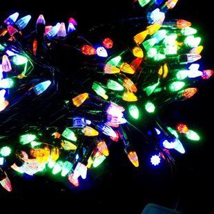 Гирлянда Дождик черный провод прозрачная коническая лампа 5м 240LED 240- SHORT-CURTAIN-5M-W (ЕМ) 12k01p143 фото