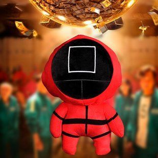 Мягкая плюшевая игрушка "Игра в кальмара" с принтом Squid Game (30/1) 03k01p004v1 фото