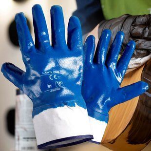 Захисні нітрилові рукавички для всіх видів робіт МБС 09k01p185 фото