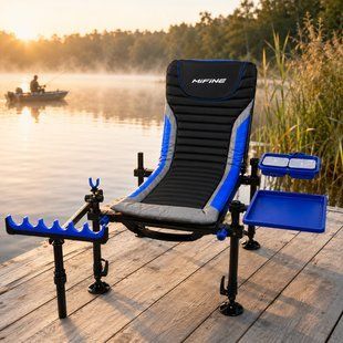 Крісло рибальське MIFINE Folding Chair фідерне/ Складане крісло з підголовником і рівнем (988/55090) 02k04p530 фото