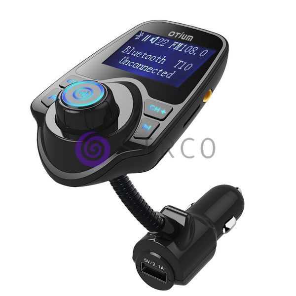 Автомобільний FM Модулятор трансмітер T10 до машини Bluetooth MP3 AUX 04k07p002 фото