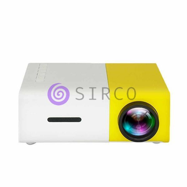 Мини проектор портативный мультимедийный с динамиком Led Projector YG300 11k09p011 фото