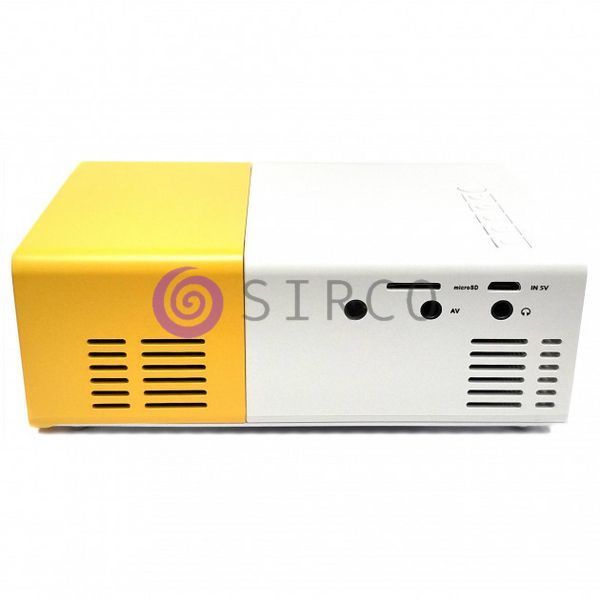 Мини проектор портативный мультимедийный с динамиком Led Projector YG300 11k09p011 фото