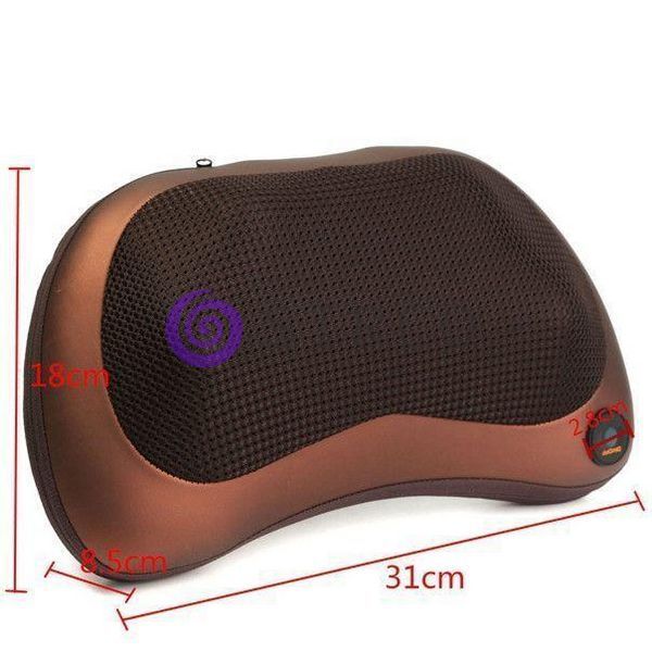 Масажна роликова подушка з інфрачервоним підігрівом Massage Pillow 06k01p012v1 фото