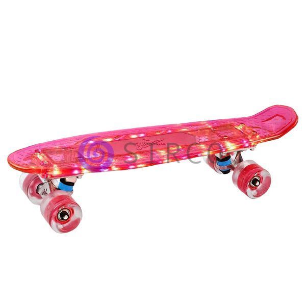 Скейт Penny Board светящиеся, Красный 13k03p001v1 фото