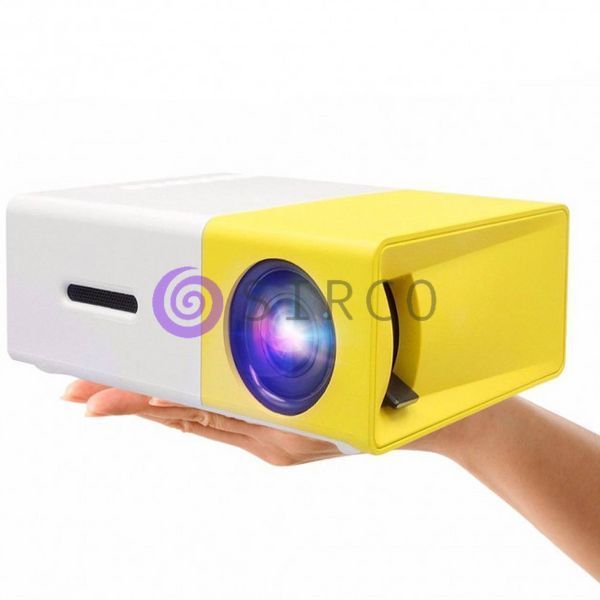 Мини проектор портативный мультимедийный с динамиком Led Projector YG300 11k09p011 фото