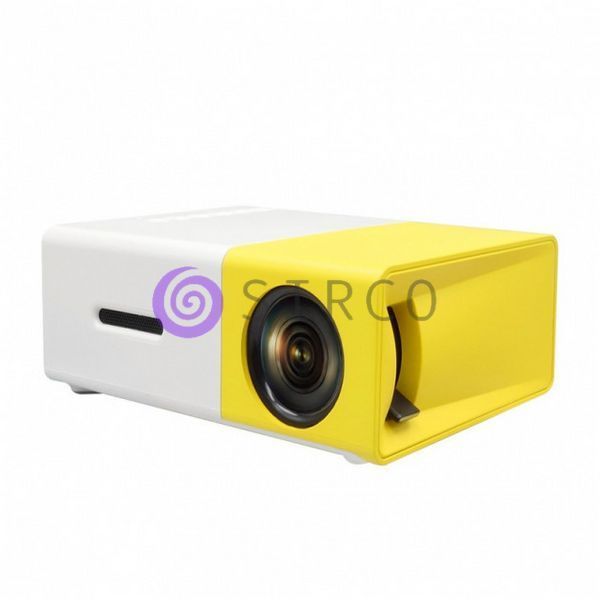 Мини проектор портативный мультимедийный с динамиком Led Projector YG300 11k09p011 фото