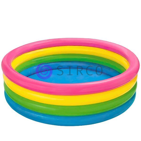 Басейн Intex 56441 "Веселка", 4 кільця, рр 168*45см, об'єм 780 л (при наповненні 80%), від 3 років, у коробці/IGR24 02k12p104 фото