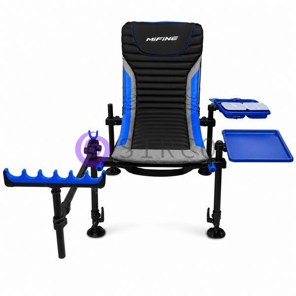 Крісло рибальське MIFINE Folding Chair фідерне/ Складане крісло з підголовником і рівнем (988/55090) 02k04p530 фото