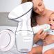 Ручной силиконовый молокоотсос-контейнер для грудного молока BabyOno (1399) (SB) 03k17p223 фото 1