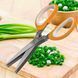 Ножиці для шинкування зелені Herb Scissors 5 гострих лез Помаранчевi/211 10k03p084v2 фото 1