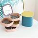 Женская шкатулка органайзер для бижутерии, косметики 4 отделения с зеркалом бежевий Rotating Jewelry Organizer 07k04p029 фото 2
