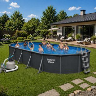 Каркасний басейн Bestway Hydrium 561CW 730x360x132 см зі скімером, сходами та насосом (AT) 02k12p340 фото