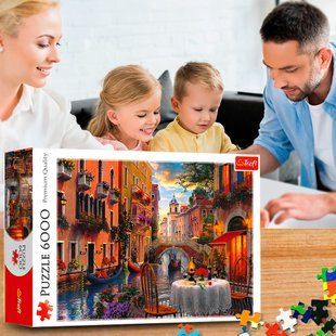 Пазлы для всей семьи (6000 элем.) 65003 "Романтический ужин" Trefl (SB) 03k19p318 фото