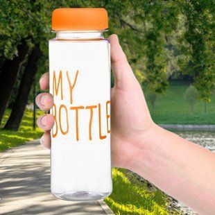 Оригінальна пляшка My Bottle 500 мл + чохол, помаранчевий 10k14p059v1 фото