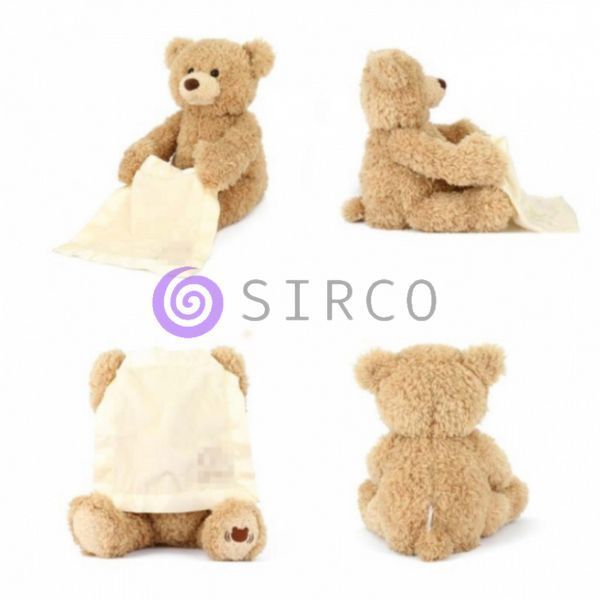 Дитяча Інтерактивна іграшка Мишка Peekaboo Bear (Пікабіа) Brown 30 см (Англійська) 03k05p193v1 фото