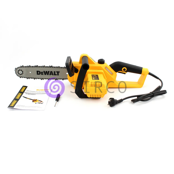 Электрическая цепная пила DeWalt DCM2800X1 (шина 30 см, 2.8 кВт) 09k08p102 фото