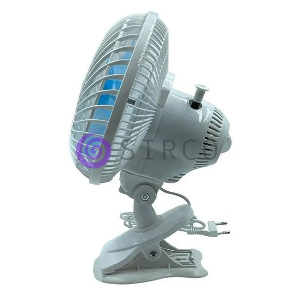 Настольный вентилятор Wimpex WX707 на прищепке 50 Вт, диаметр лопастей 18 см, работает от сети, Белый (243) 01k07p138 фото