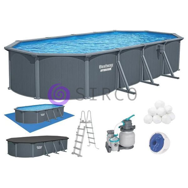 Каркасний басейн Bestway Hydrium 561CW 730x360x132 см зі скімером, сходами та насосом (AT) 02k12p340 фото