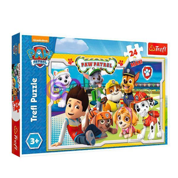 Великі пазли для малюків - (24 елм. MAXI) - "Щенячий патруль" 14287/Trefl (SB) 03k19p067 фото