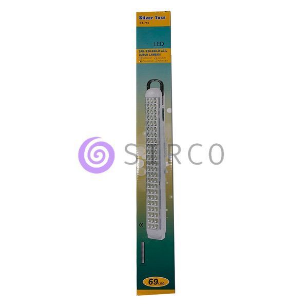 Светодиодная переносная портативная аккумуляторная лампа Silver Toss ST-715 69 LED 01k09p104 фото