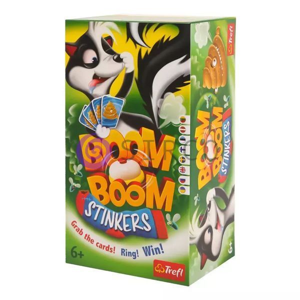 Детская настольная игра Trefl "Boom Boom: Stinkers / Бум-Бум: Вонючки" (02005) (SB) 03k19p008 фото