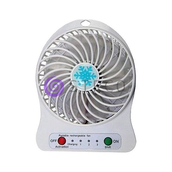 Міні-вентилятор Portable Fan Mini Бiлий 01k07p015v3 фото