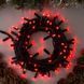 Гирлянда "Нить" 10 м , IP65, УМС, тёмная нить, 100 LED, свечение красное, 220 В 12k01p112v1 фото 1