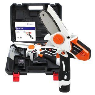 Акумуляторна міні-пила Husqvarna 45iXP KIT (18V, 2Аh) АКБ гілкоріз 09k08p033 фото