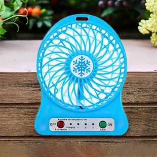 Мини-вентилятор Portable Fan Mini Голубой 01k07p015v5 фото