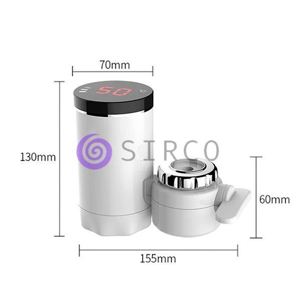 Водонагрівач проточний з екраном Heating Faucet FT005 (3000Вт)/211 01k05p013 фото