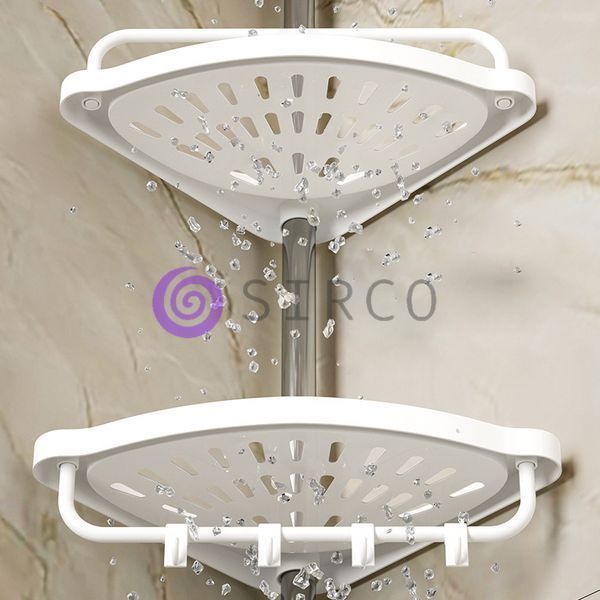 Угловая телескопическая полка для ванной, этажерка Multi Corner Shelf (SHAF) 01k01p005 фото