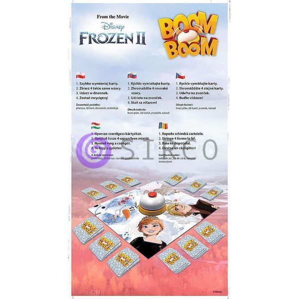 Дитяча настільна гра Trefl "Boom Boom: Frozen 2 / Бум-Бум: Крижане серце 2" (02007) (SB) 03k19p009 фото