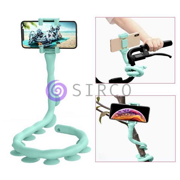 Гнучкий тримач для телефону з присосками Cute Worm Lazy Holder 11k02p147 фото
