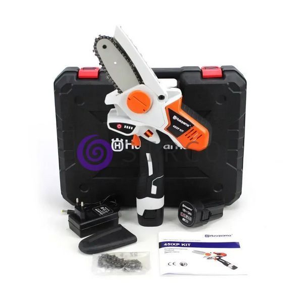 Аккумуляторная мини-пила Husqvarna 45iXP KIT (18V, 2Аh) АКБ веткорез 09k08p033 фото