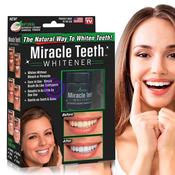Зубна паста-відбілювач для зубів Miracle Teeth Whitener Чорна (237) 06k05p031 фото