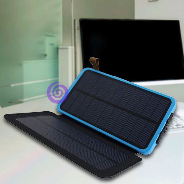УМБ Power bank ViaKing 50000 Солнечная панель Голубой/H-10 11k12p002v4 фото