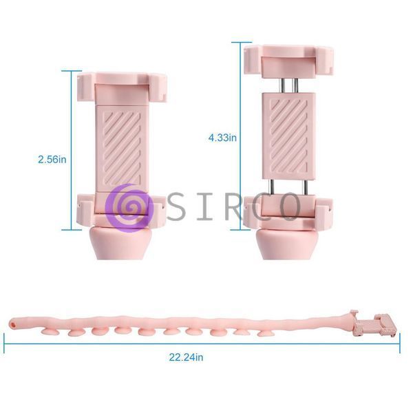 Гнучкий тримач для телефону з присосками Cute Worm Lazy Holder 11k02p147 фото
