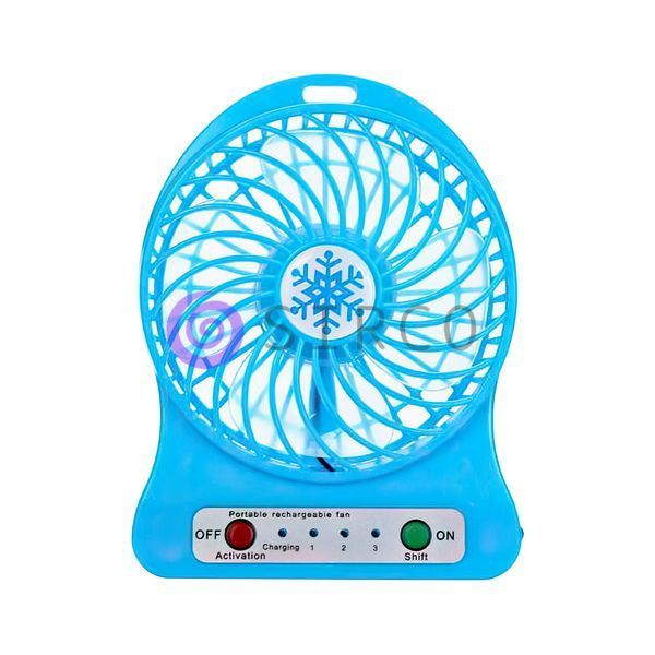 Міні-вентилятор Portable Fan Mini Блакитний 01k07p015v5 фото