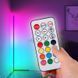 Підлогова кутова RGB лампа торшер з пультом керування та регулюванням яскравості та ефектами торканням (237) 01k09p048v1 фото 1