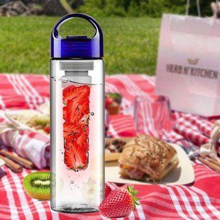 Пляшка для води та напоїв Fruit Water Bottle 800 мл Синій 02k03p101v2 фото