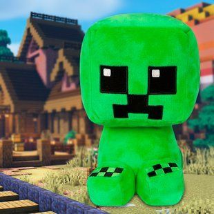 Плюшевая мягкая игрушка Крипер из игры Майнкрафт "Minecraft" (740) 03k01p025 фото